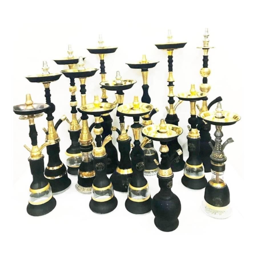Velvet Coated Hookahs