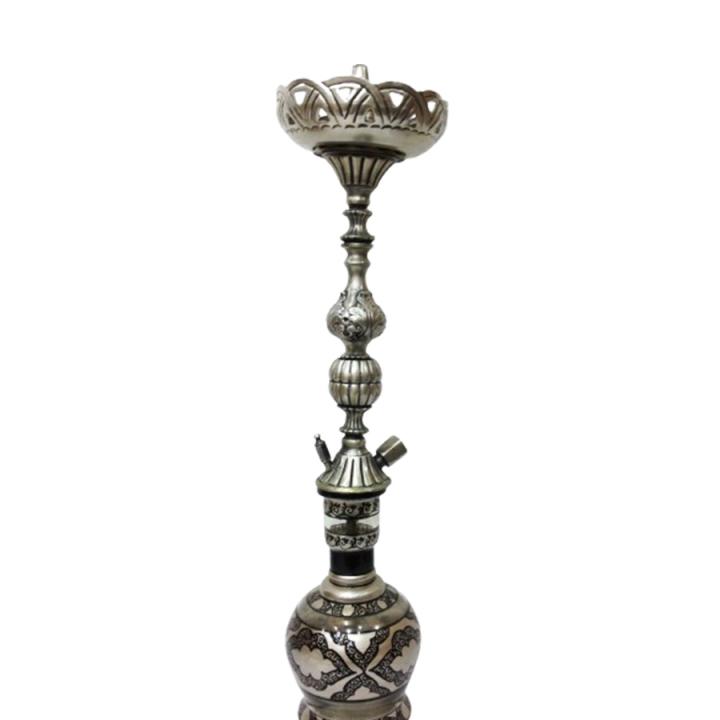 Tirs Silver Oxide Rose & Jumbo Glass Vase