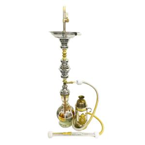 Oval Fluted Mabkhara Silver & Gold Babylon