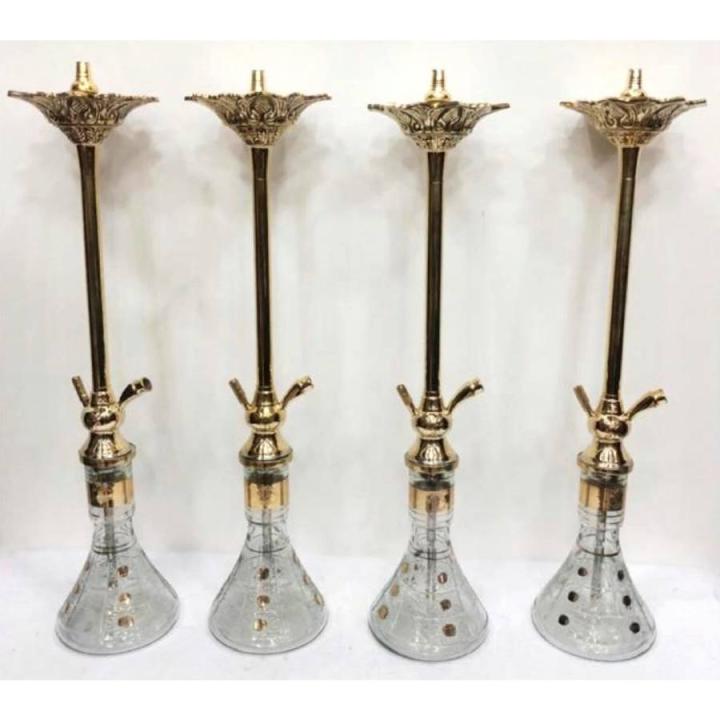 Solid Brass Tower Chillers & Bohemian Vases - CHL029
