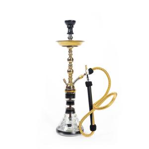 Midi Two Kora Gold / Crinkle Glass Vase - SBR078